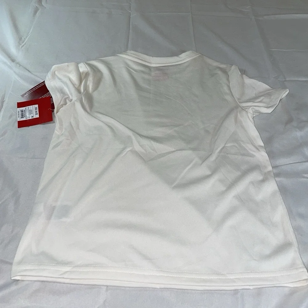 Wondershop Kids Sleigh What Holiday Pajama Shirt White XS 4/5 Recycled Polyester